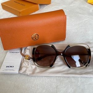Tory Burch sunglasses with gold